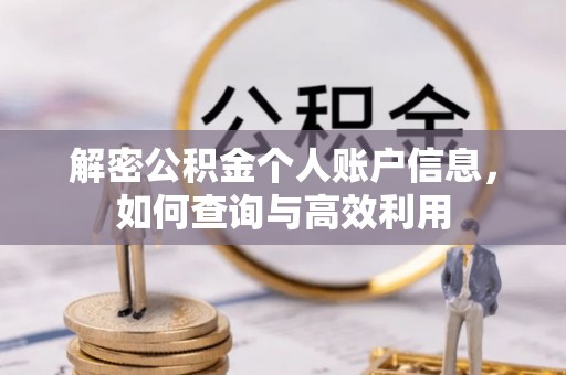三湾解密公积金个人账户信息，如何查询与高效利用