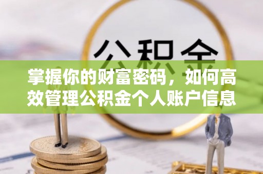 三湾掌握你的财富密码，如何高效管理公积金个人账户信息