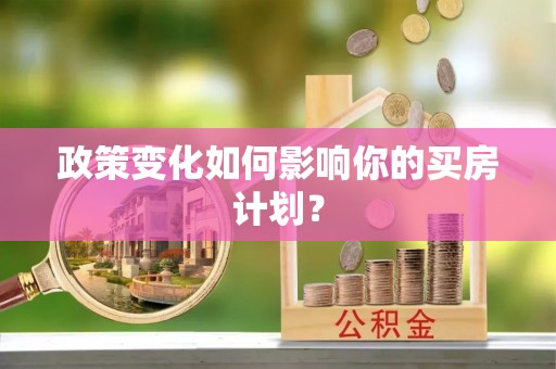 三湾政策变化如何影响你的买房计划？