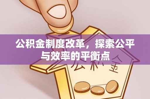 三湾公积金制度改革，探索公平与效率的平衡点